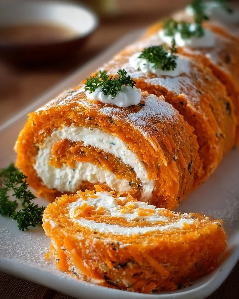 Carrot Roll with Cream Cheese