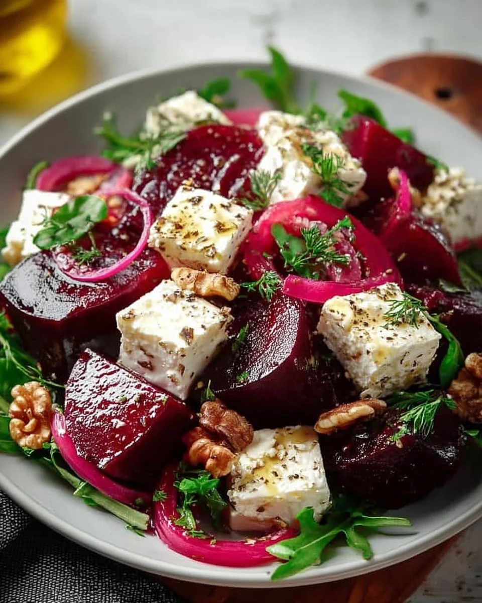 Einfacher Rote-Bete-und-Fetakäse-Salat: Der ultimative 20-Minuten-Sommerhit!