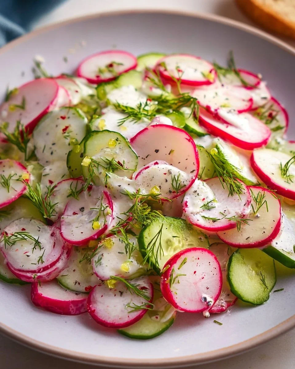 Gurken-Radieschen-Salat