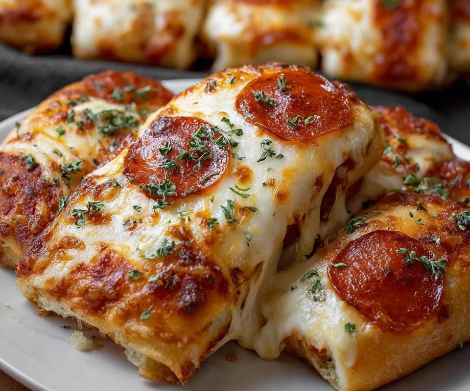 Pizza-Roll-Brotsticks: Der Ausgang für Snacks!